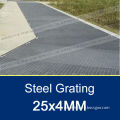 25x4MM Zinc Coated Steel Grating Cross Bar Pitch 120MM